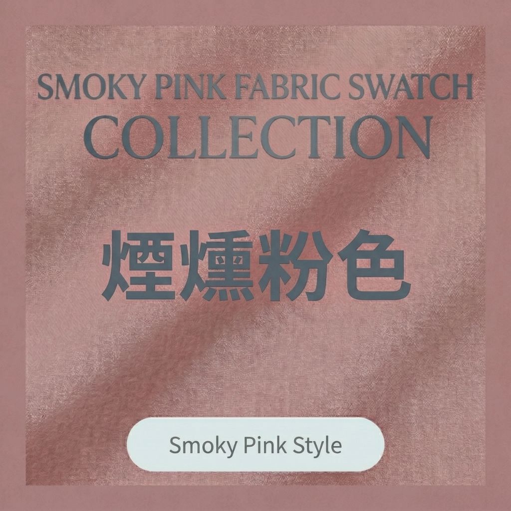 煙燻粉色色卡